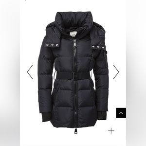 SAM GIRLS BLACK PARKA WITH FUR WITH HOOD.  SIZE 12. Perfect condition